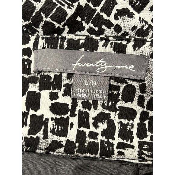 Twenty One Brand Women's Black Animal Print Mini Pencil Skirt Outdoor Size Large - Picture 5 of 7